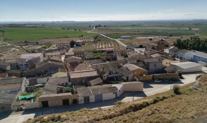 Castelflorite vista desde el cerro del castillo.