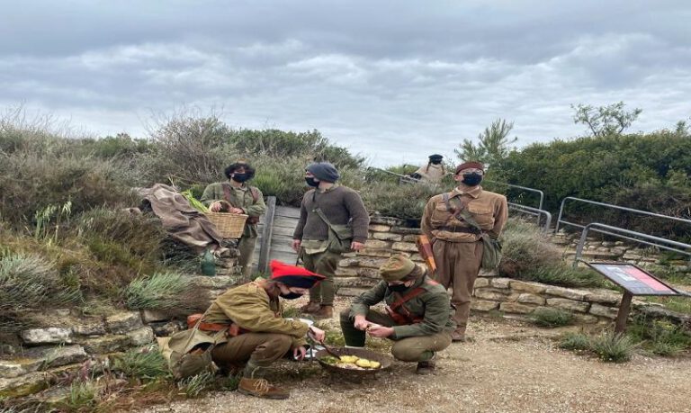 Escena de la recreación de la última edición. Escena de la recreación de la última edición.
