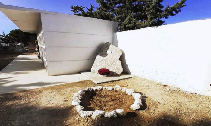 Memorial en Farlete a las ví­ctimas de la Covid19.