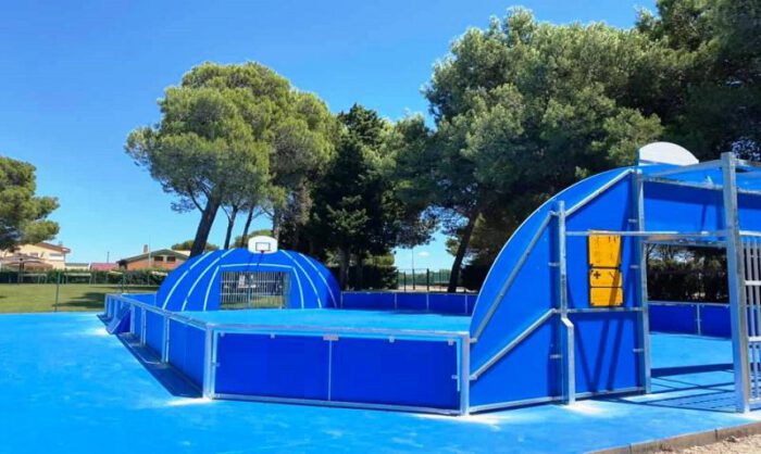 Espacio multideportes de Frula.