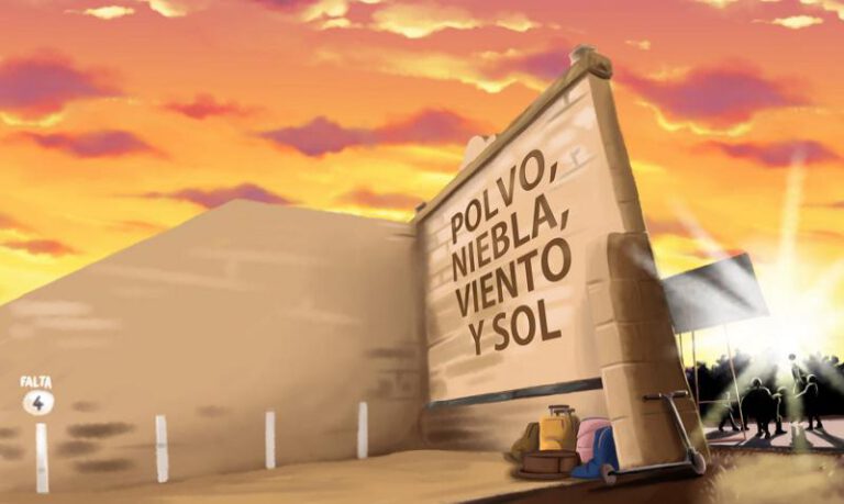 Portada de la muestra "Polvo Portada de la muestra "Polvo