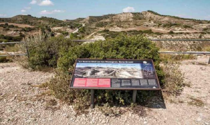 La de Orwell es la posición más visitada del itinerario.