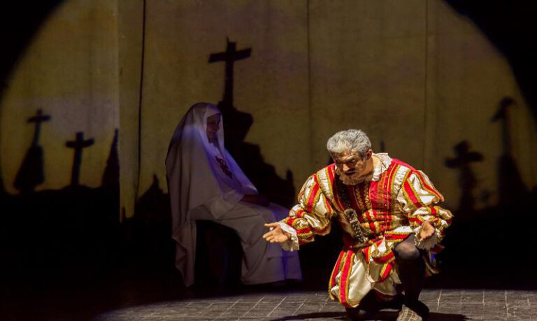 Escena de La Sombra del Tenorio. Escena de La Sombra del Tenorio.