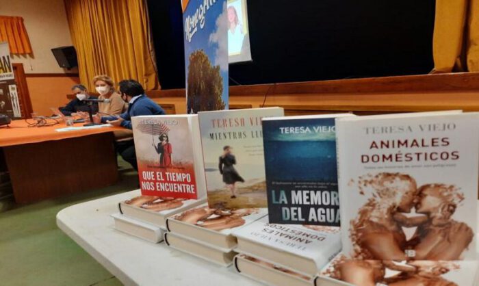 Teresa Viejo visita Monegrillo en el Festival Aragón Negro