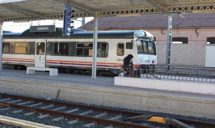 Imagen de archivo de la estación de Tardienta.