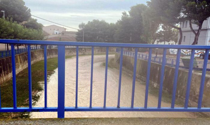 Imagen del estado actual del barranco de la Valcuerna.