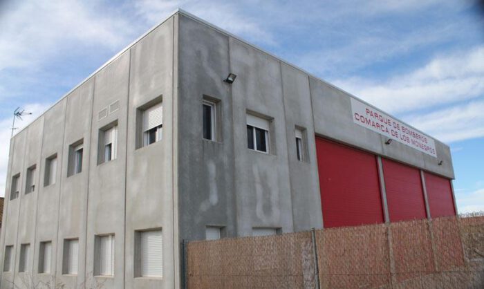 El edificio está en una de las entradas de Sariñena.