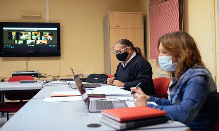 Imagen de la última junta directiva del Ceder. ílvaro Calvo