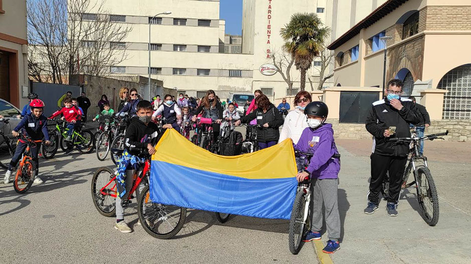 La actividad también permitió recoger fondos para la población de Ucrania.