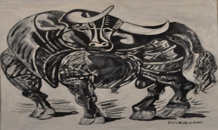 Una de las obras expuestas en la muestra.