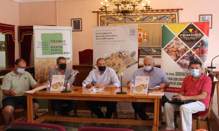 Imagen del acto de presentación organizado en Sariñena.