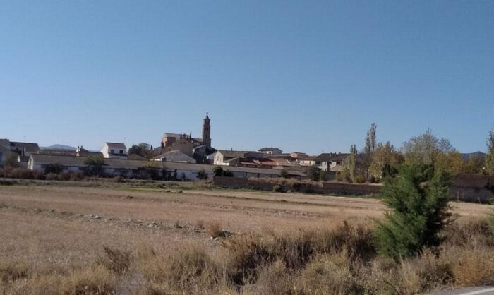 Vista general de la localidad de Alcubierre.