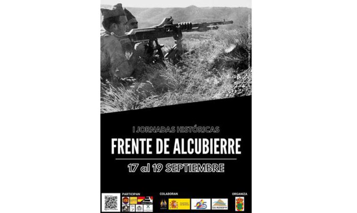Cartel de las jornadas "Frente de Alcubierre".