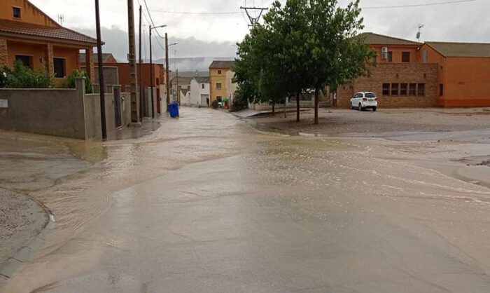 Sena ha registrado 70 litros en 40 minutos. Luis Almerge.