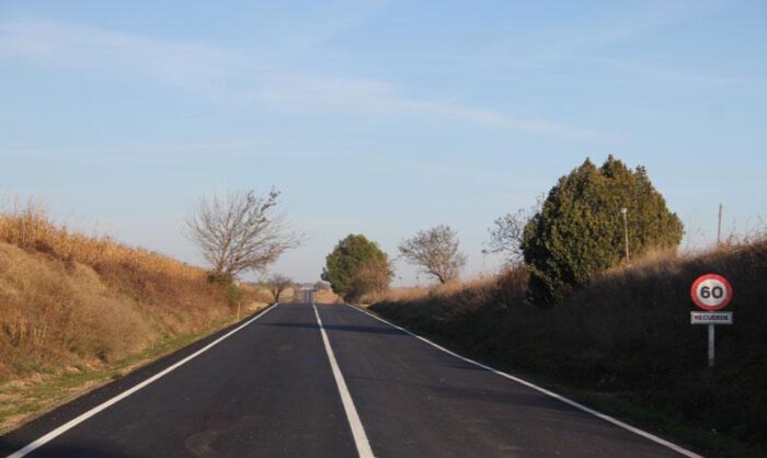 Imagen del tramo ya mejorado en dirección Castelflorite.