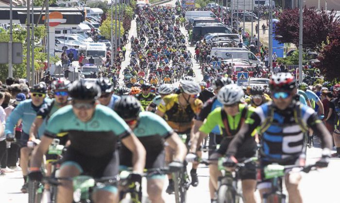 Imagen de la salida de la última edición. Orbea Monegros.