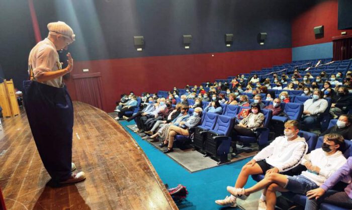 Imagen de la actuación de Patricia Coronas.