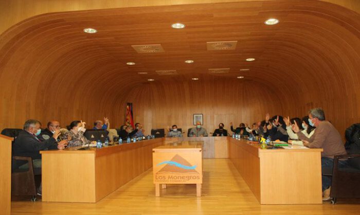 Imagen del momento de la votación en la sesión plenaria.