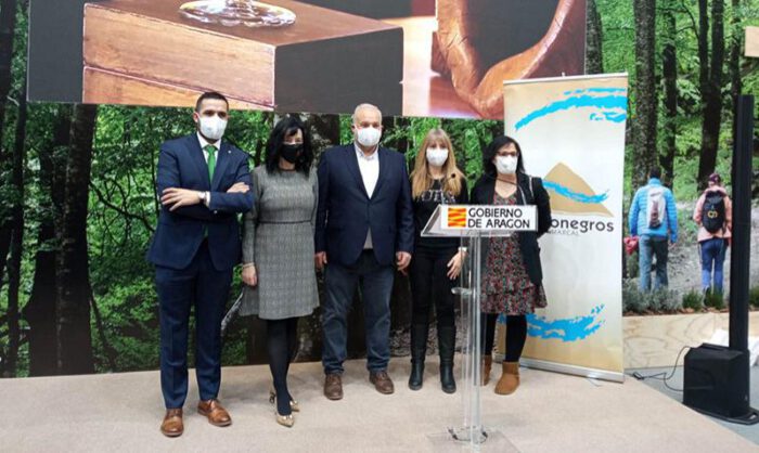 Imagen de la presentación organizada en el stand de la DGA.