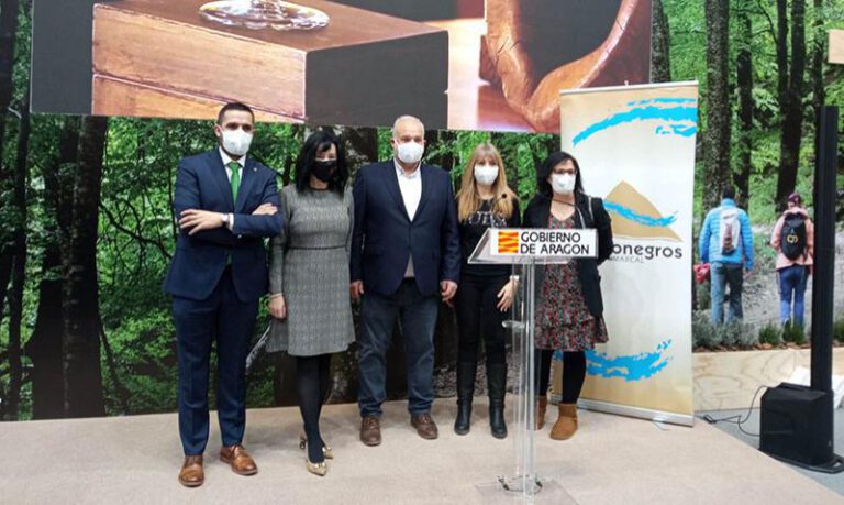 Imagen de la presentación organizada en el stand de la DGA. Imagen de la presentación organizada en el stand de la DGA.