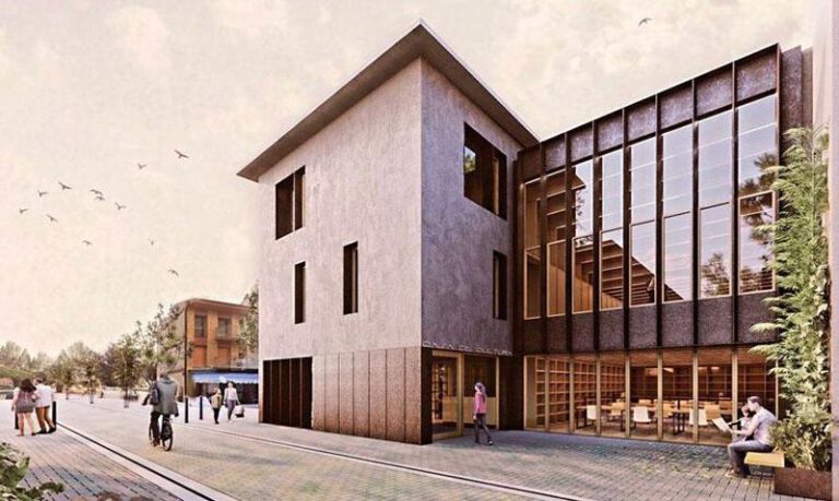 Imagen del nuevo aspecto que tendrá la Casa de Cultura. Imagen del nuevo aspecto que tendrá la Casa de Cultura.