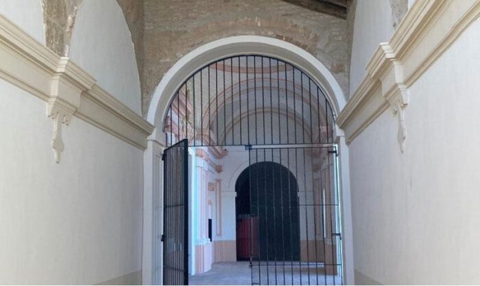 Ala noreste del atrio tras la actuación desarrollada.