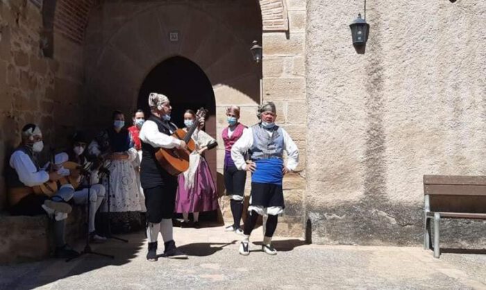 Sonó en una actuación organizada en Buera.