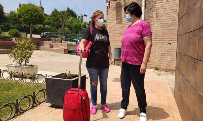 Las últimas trabajadoras confinadas salieron este domingo.