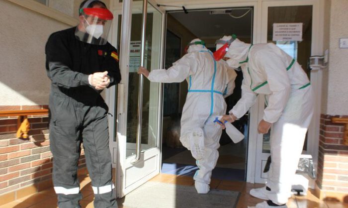 Han participado 24 efectivos de la UME.