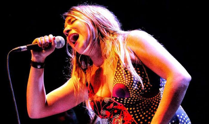 La cantante aragonesa Vicki Lafuente. Javier Castañer