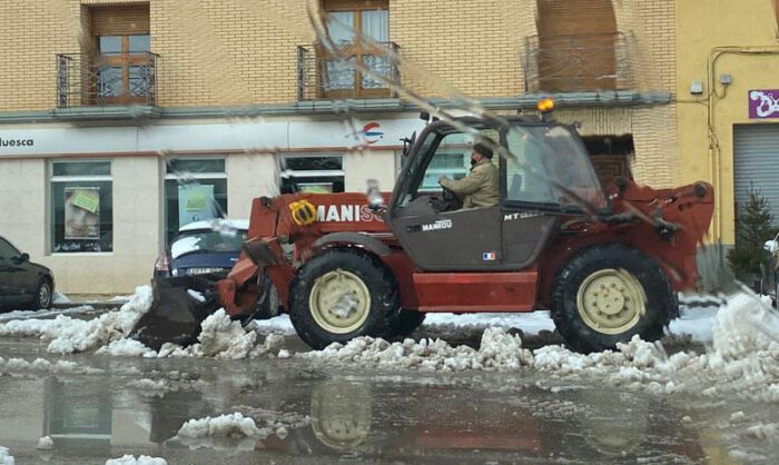 Grañén sumó la colaboración de empresas y agricultores.