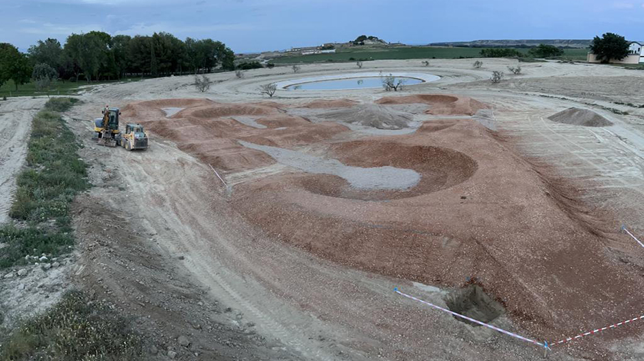 El circuito está siendo acondicionado en el parque de La Balsa.