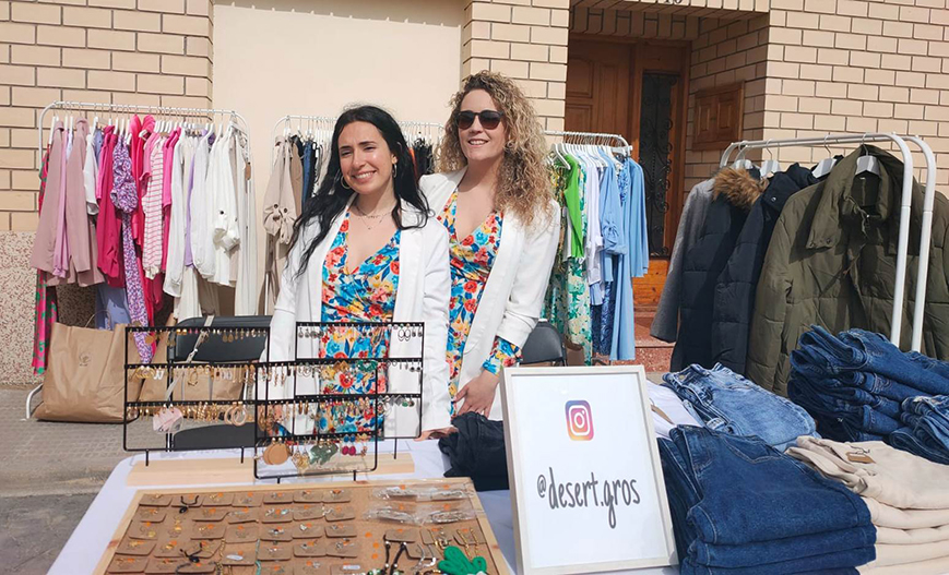 Pilar Letosa y Marta Morales son las impulsoras del nuevo mercado.