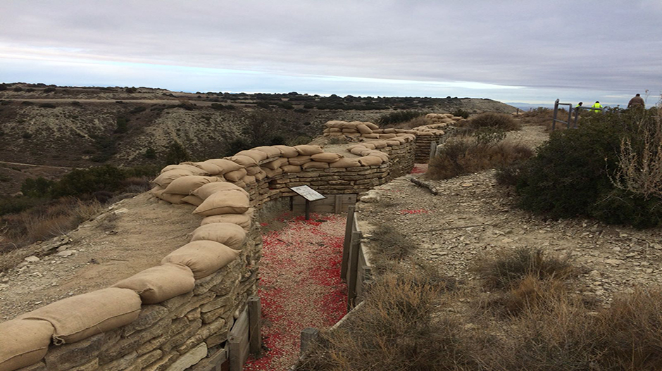 El escritor británico da nombre a una de las rutas más visitadas en Los Monegros.