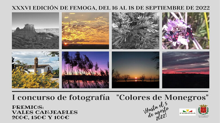 concurso de fotografía “colores de Monegros”
