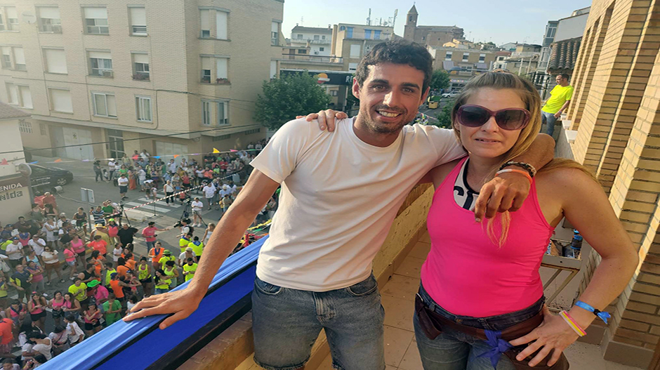 Luis Costa y Patricia Coronas han sido los protagonistas del primer chupinazo.