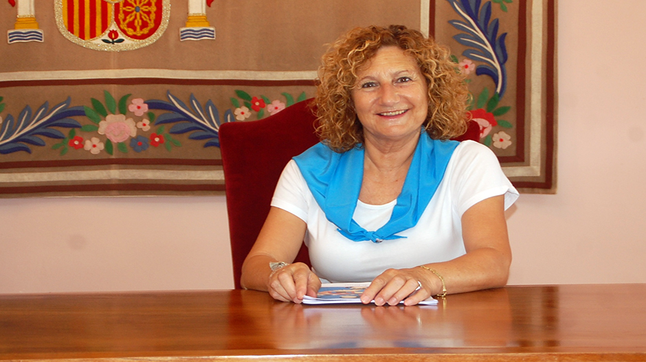 Tere Mazuque, concejala de Fiestas del Ayuntamiento de Sariñena.