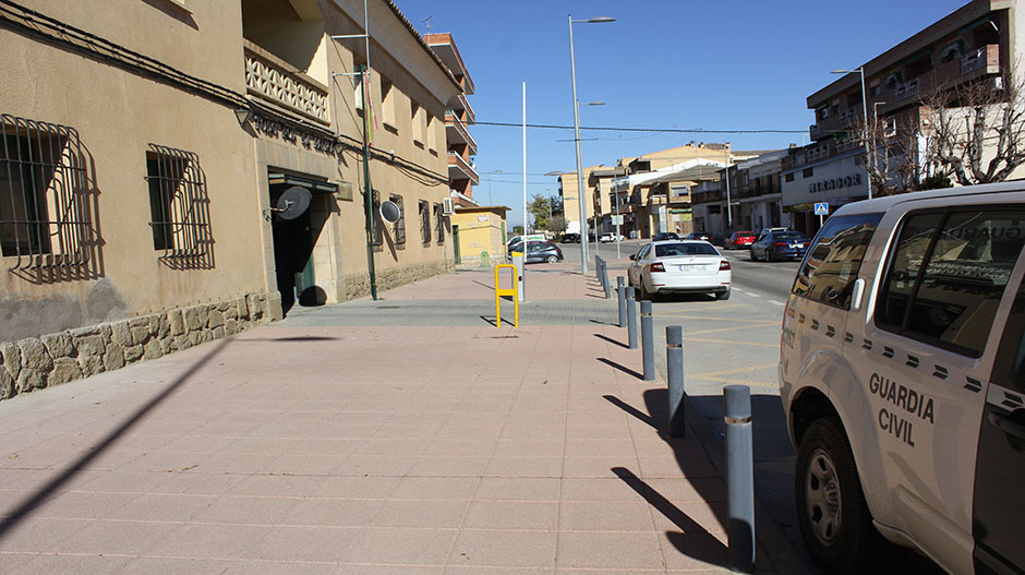 Agentes de la Guardia Civil acudieron al aviso dado desde la explotación. 