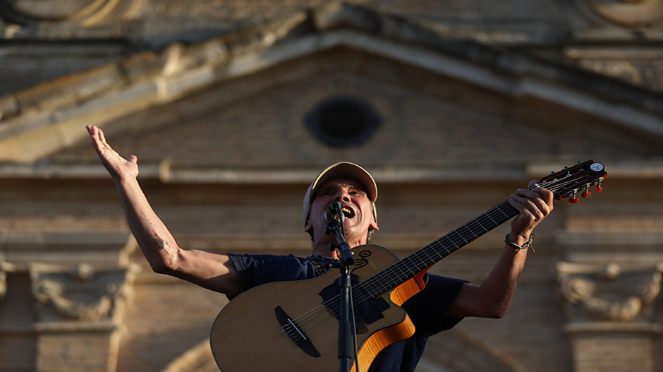 Manu Chao cerró la tercera edición del Sonna Huesca. Álvaro Calvo /DPH