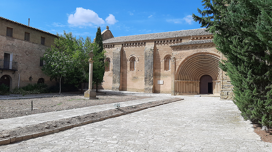Imagen de las mejoras realizadas en el monasterio de Sijena.