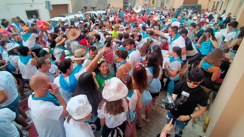 Las peñas se esmeraron en la elaboración de cócteles.