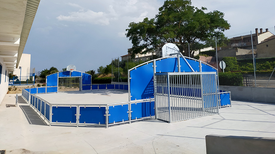 Tardienta cuenta con una nueva pista polideportiva.