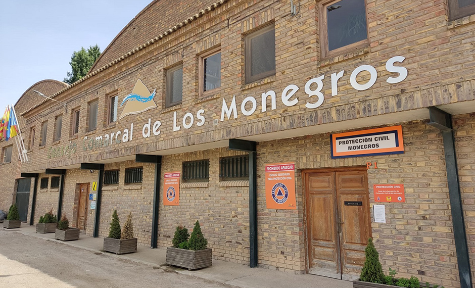 Imagen de la sede comarcal ubicada en la localidad de Sariñena.
