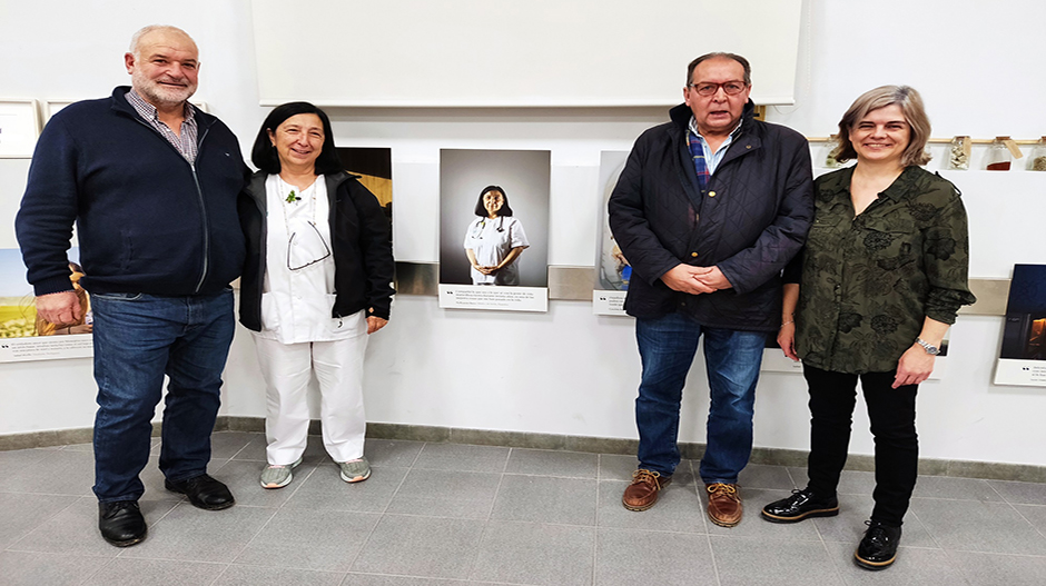 De izquierda a derecha, Sanjuan, Barco, Lamenca y Ordovás durante la inauguración.