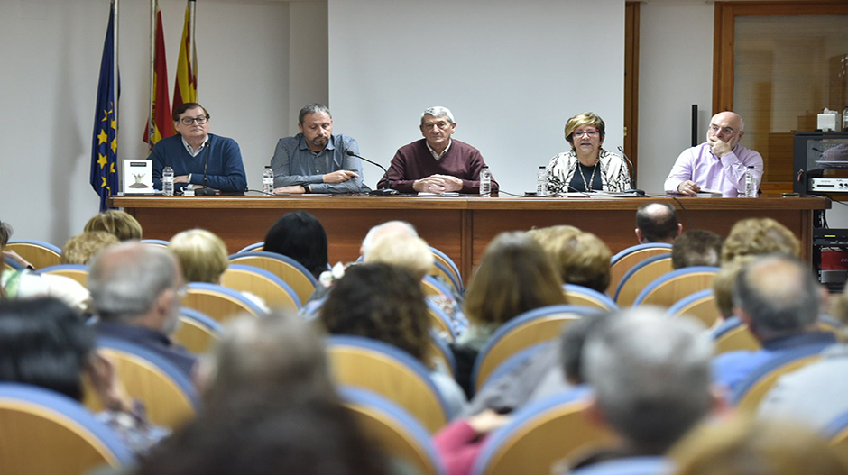 Imagen del acto de presentación organizado en la localidad de Lanaja. Verónica Lacasa (DPH)