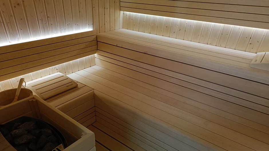 La sauna también está ya a disposición de los usuarios del complejo deportivo.