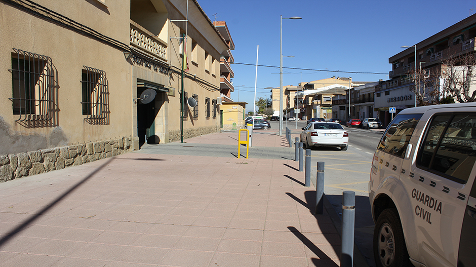 Imagen de archivo del cuartel de la Guardia Civil de Sariñena.