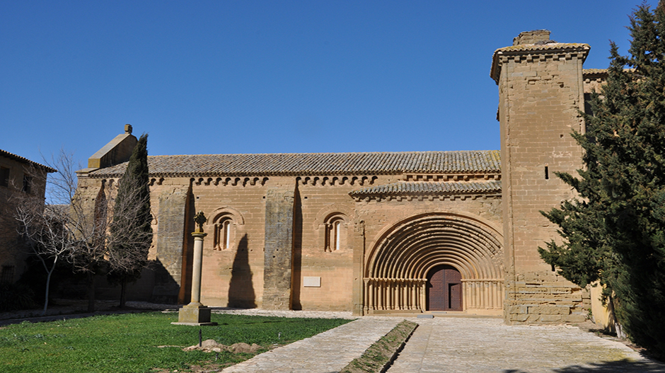 Imagen actual del monasterio de Sijena.