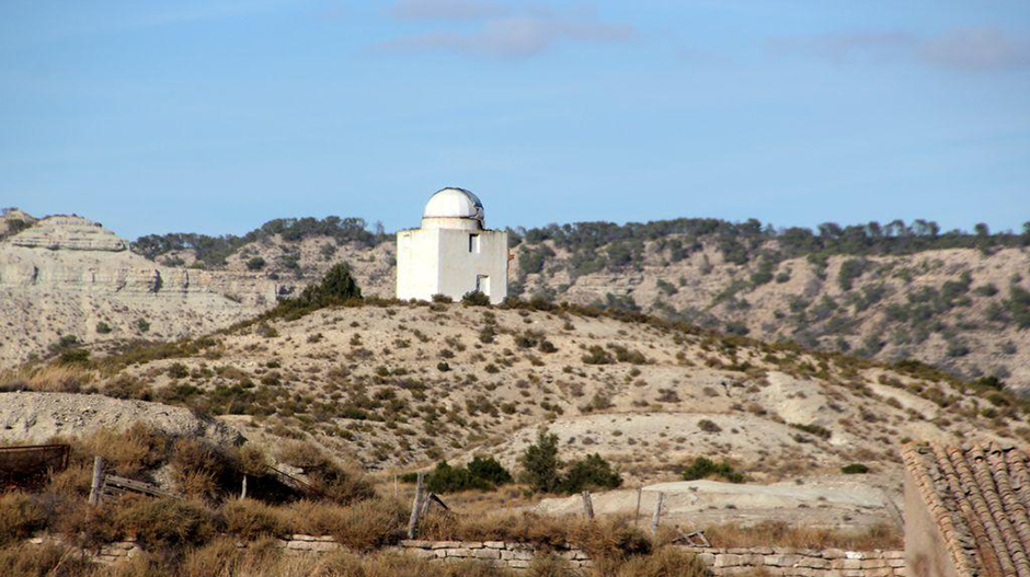 Imagen de uno de los observatorios emplazados en Monegrillo.