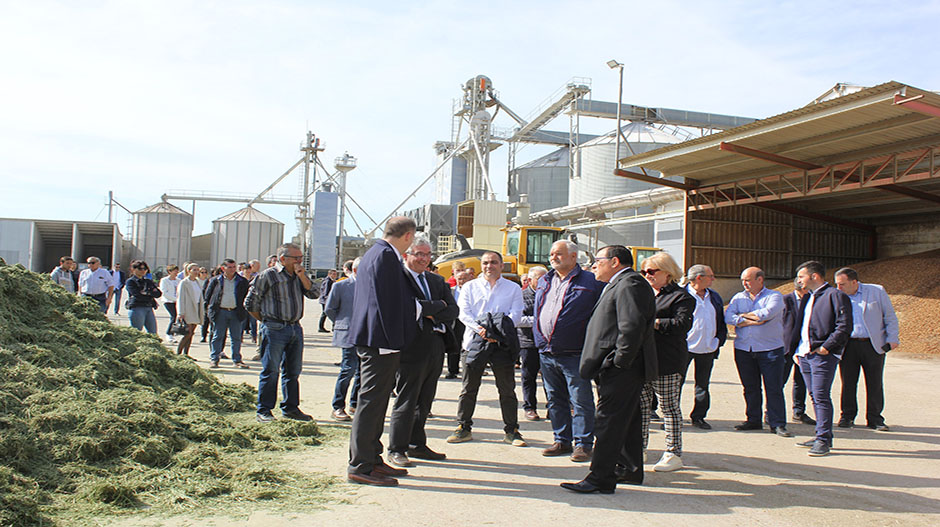 El consejero aragonés Joaquín Olona ha visitado este martes las instalaciones.